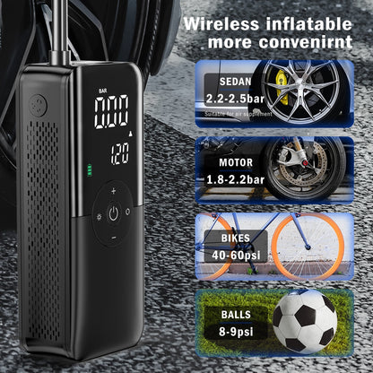 Portable Tire Inflator Pump Air Compressor