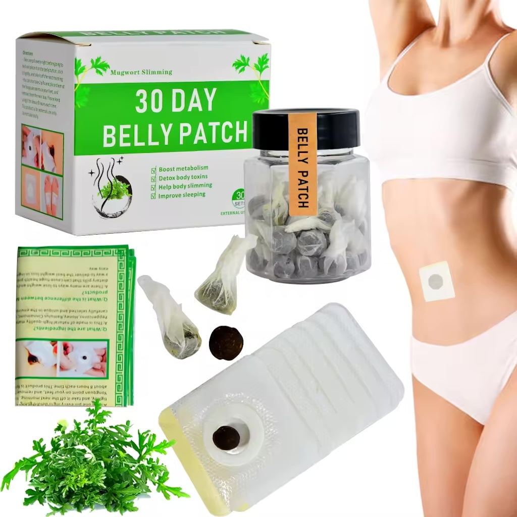 30 Day Belly Slimming Patch Detox Patch Fat Burning Weight Loss Slimming Patch Navel Belly Button Patch